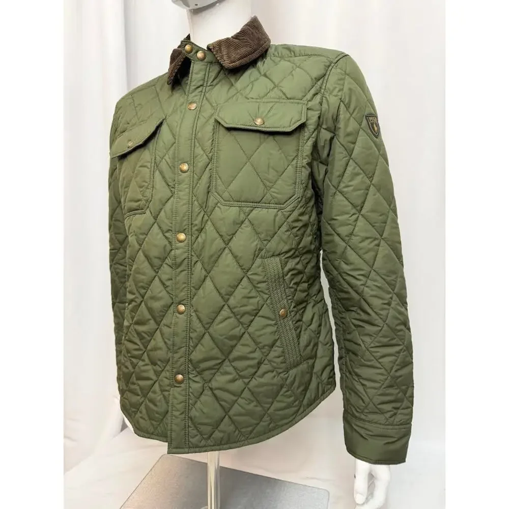NWT! Polo Ralph Lauren Mens‎ Diamond Quilted Snap Button Field Barn Jacket XL